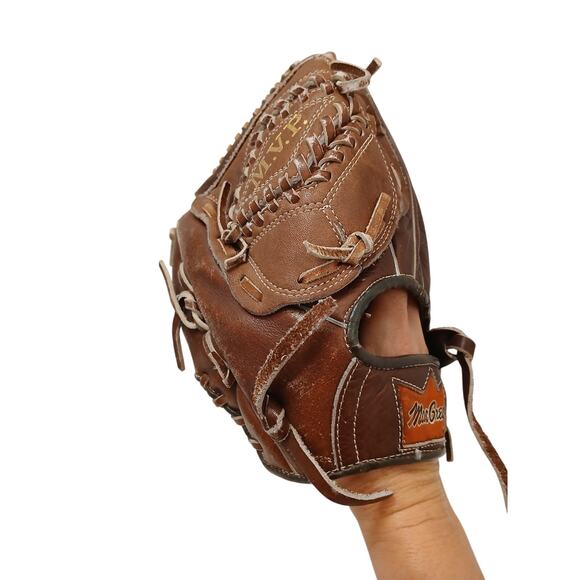 MacGregor Baseball Glove Pete Rose MVP M12K Model Leather Flex Pad Right Vintage - Picture 3 of 16